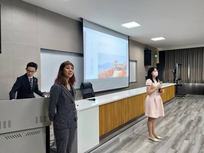 台日交流「秋季養生」研習會系列二-邀請「The Day Spa」河崎多惠社長，蒞校進行日式秋季養生法及芳香療法美療師職涯發展趨勢介紹圖片